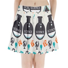 Science Chemistry Physics Pleated Mini Skirt by Mariart