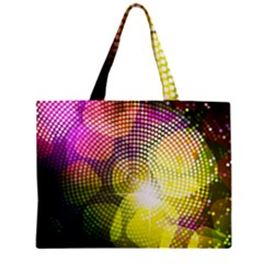 Plaid Star Light Color Rainbow Yellow Purple Pink Gold Blue Zipper Mini Tote Bag by Mariart