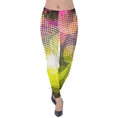 Plaid Star Light Color Rainbow Yellow Purple Pink Gold Blue Velvet Leggings