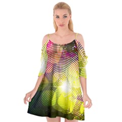 Plaid Star Light Color Rainbow Yellow Purple Pink Gold Blue Cutout Spaghetti Strap Chiffon Dress by Mariart