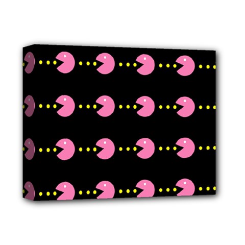 Wallpaper Pacman Texture Bright Surface Deluxe Canvas 14  X 11 