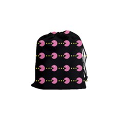 Wallpaper Pacman Texture Bright Surface Drawstring Pouches (small)  by Mariart