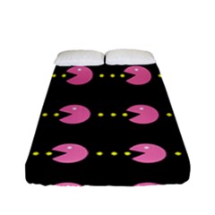 Wallpaper Pacman Texture Bright Surface Fitted Sheet (full/ Double Size) by Mariart