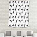 Black cats pattern Medium Tapestry View2