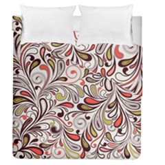 Colorful Abstract Floral Background Duvet Cover Double Side (queen Size) by TastefulDesigns