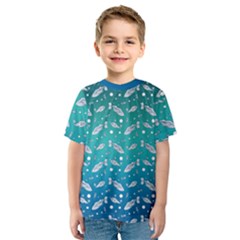 Under The Sea Paisley Kids  Sport Mesh Tee