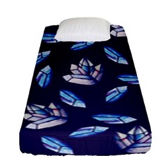 Mystic Crystals Witchy Vibes  Fitted Sheet (single Size)