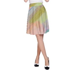 Colourful Wind A-line Skirt by arash1