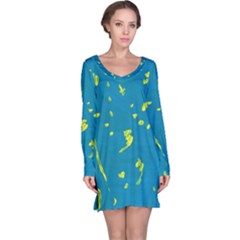 Starry Sky Long Sleeve Nightdress