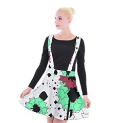 Star Flowers          Suspender Skater Skirt