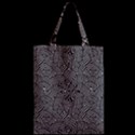 Modern Intricate Optical Zipper Classic Tote Bag View2