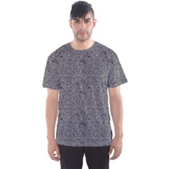 Modern Intricate Optical Pattern Men s Sport Mesh Tee