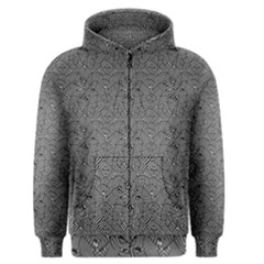 Modern Intricate Optical Pattern Men s Zipper Hoodie by dflcprintsclothing