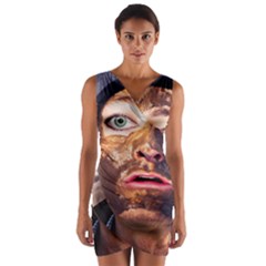 Shitfaced Wrap Front Bodycon Dress by RakeClag