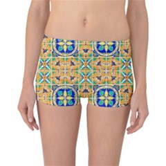 60s Retro Print Designs3 Reversible Bikini Bottoms