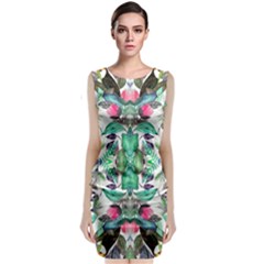 Birds In Rainforest Classic Sleeveless Midi Dress