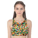 Geometric Print Designs 1 Tank Bikini Top View1