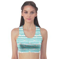 Stripes Print Designs 2 Sports Bra