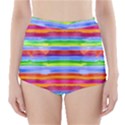 Stripes Print Designs 3 High-Waisted Bikini Bottoms View1