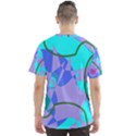 Purple blue shapes              Men s Sport Mesh Tee View2