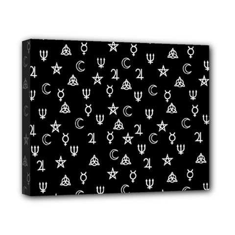 Witchcraft Symbols  Canvas 10  X 8  by Valentinaart