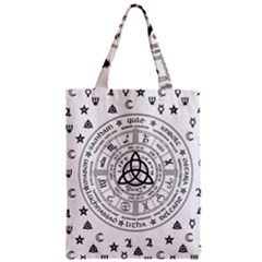 Witchcraft Symbols  Zipper Classic Tote Bag by Valentinaart