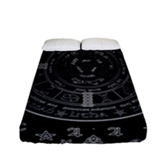 Witchcraft Symbols  Fitted Sheet (full/ Double Size) by Valentinaart