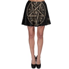 Witchcraft Symbols  Skater Skirt by Valentinaart