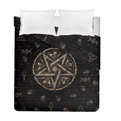 Witchcraft Symbols  Duvet Cover Double Side (full/ Double Size) by Valentinaart