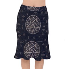 Witchcraft Symbols  Mermaid Skirt