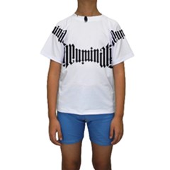 Illuminati Kids  Short Sleeve Swimwear by Valentinaart