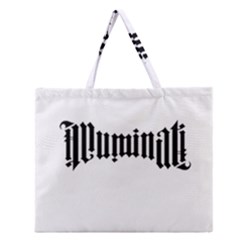 Illuminati Zipper Large Tote Bag by Valentinaart