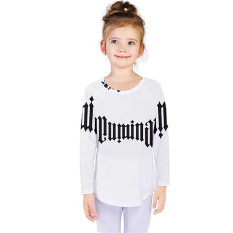 Illuminati Kids  Long Sleeve Tee by Valentinaart