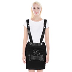 Illuminati Braces Suspender Skirt by Valentinaart