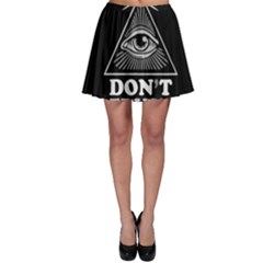 Illuminati Skater Skirt by Valentinaart