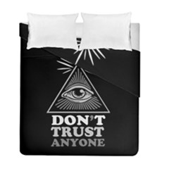 Illuminati Duvet Cover Double Side (full/ Double Size) by Valentinaart