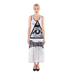 Illuminati Sleeveless Maxi Dress by Valentinaart