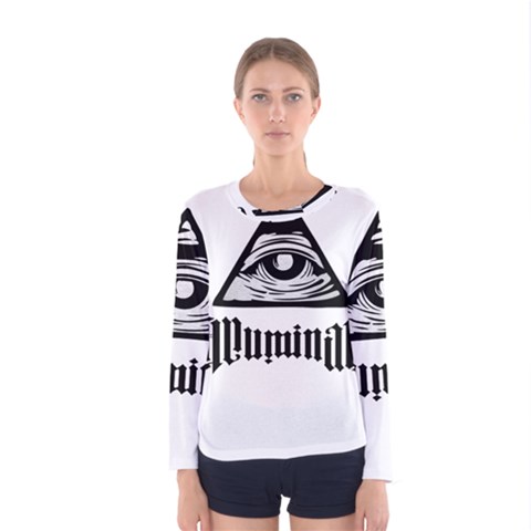 Illuminati Women s Long Sleeve Tee by Valentinaart