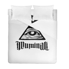 Illuminati Duvet Cover Double Side (full/ Double Size) by Valentinaart