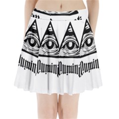 Illuminati Pleated Mini Skirt by Valentinaart