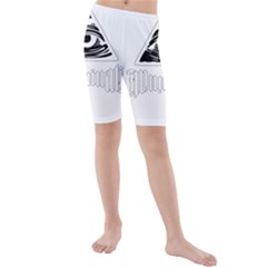 Illuminati Kids  Mid Length Swim Shorts by Valentinaart