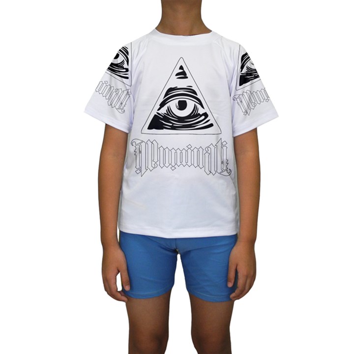 Illuminati Kids  Short Sleeve Swimwear