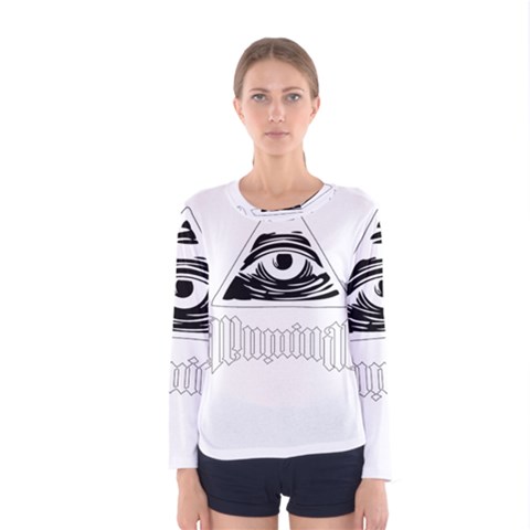 Illuminati Women s Long Sleeve Tee by Valentinaart