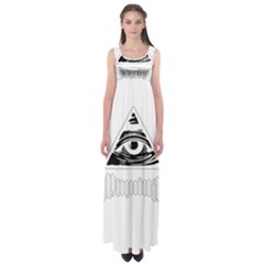 Illuminati Empire Waist Maxi Dress by Valentinaart