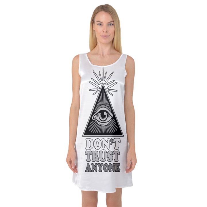 Illuminati Sleeveless Satin Nightdress