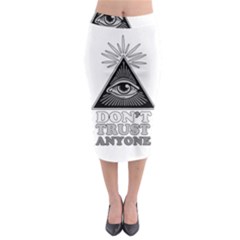 Illuminati Midi Pencil Skirt by Valentinaart