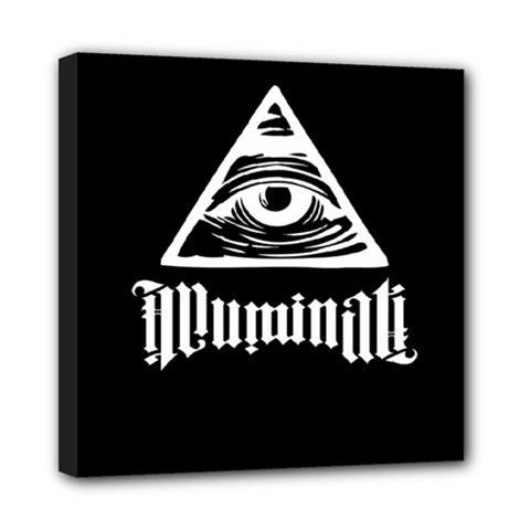 Illuminati Mini Canvas 8  X 8  by Valentinaart