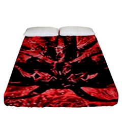 Scary Background Fitted Sheet (king Size) by dflcprints