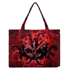 Scary Background Medium Zipper Tote Bag by dflcprints