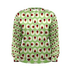 Ladybugs Pattern Women s Sweatshirt